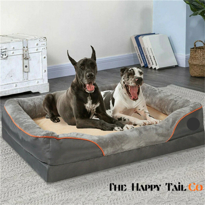 The Happy Tail Co™ Orthopedic Memory Foam Pet Sofa - Waterproof & Breathable Comfort