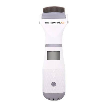 The Happy Tail Co™ Electric Flea & Lice Comb - Chemical-Free Vacuum Suction Pet Grooming & Cleaning Tool